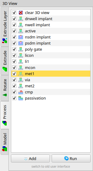 Process tab
